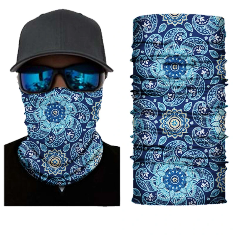 Ski Hood Mask Seamless Scarf and Magic Bandana Riding Gear Outdoor Bandana