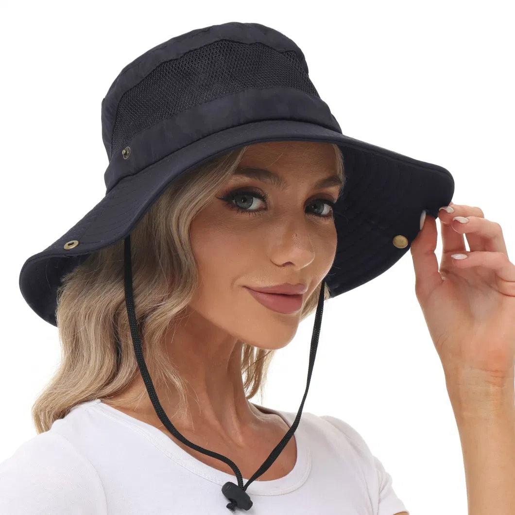 Sun Waterproof Women Gardening Wide Brim UV Protection Foldable Fishing Hat