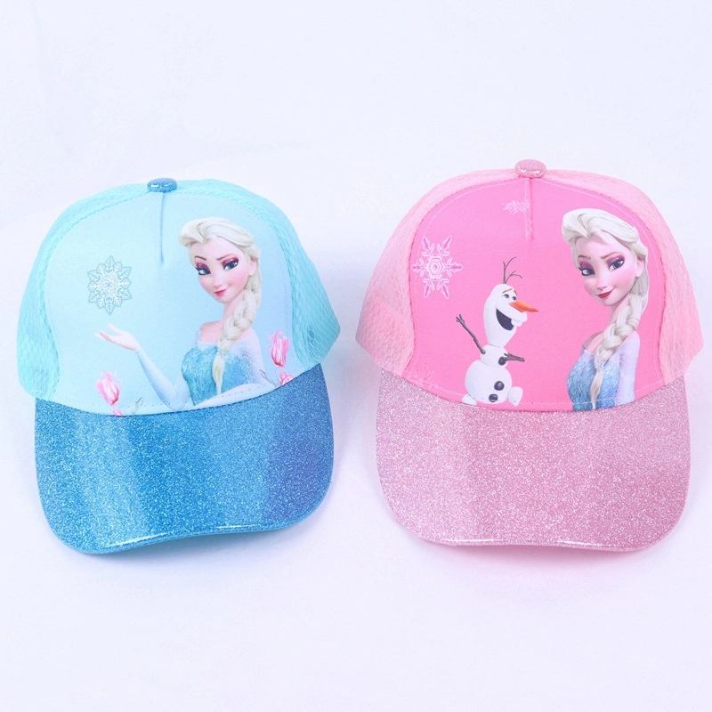 Children&prime;s Hat Princess Aisha Baseball Cap Summer Net Hat Shade Cap