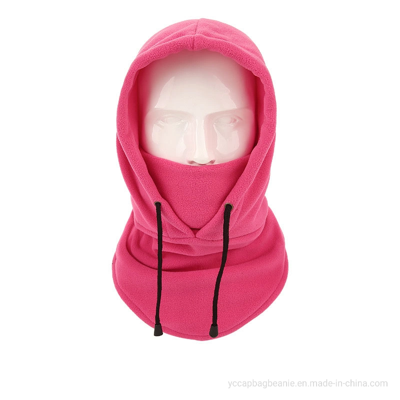 High Quality Plain Color Winter Warm Fleece Headgear Balaclava