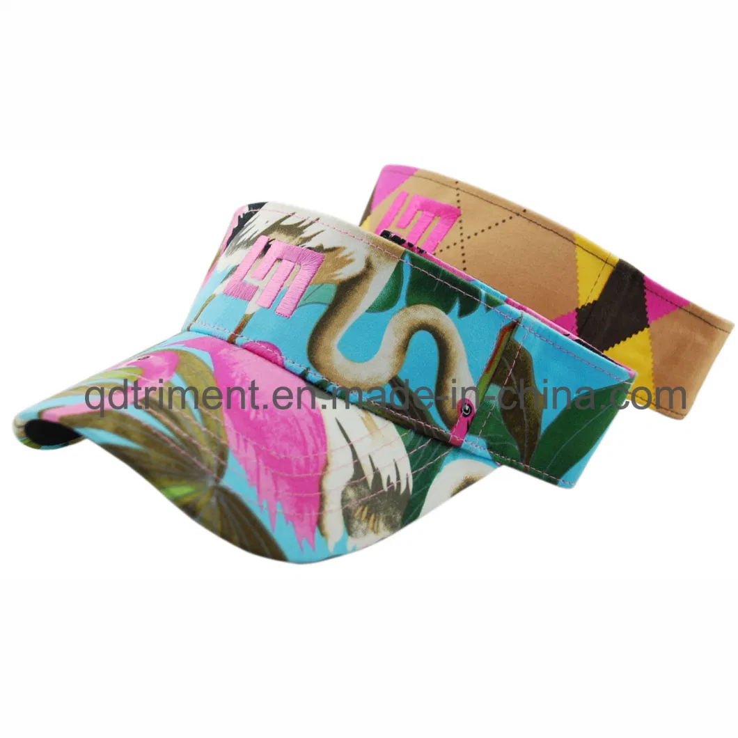 Top Quality Polyester Breathable Mesh Embroidery Sport Visor (TRV004)