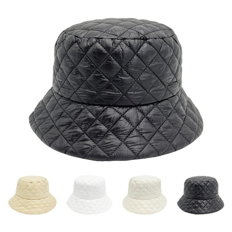 Metallic Bucket Hat Trendy PU Fisherman Hats Unisex Fisherman Hats Unisex Reversible Packable Bucket Cap