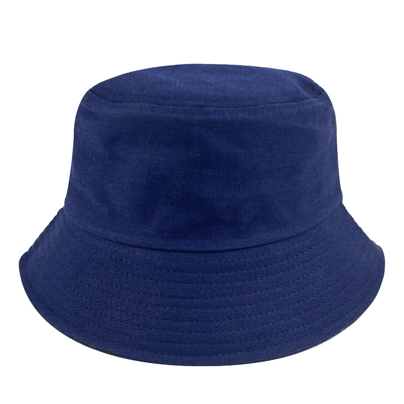 OEM&ODM Fisherman Female Printed-Logo Male Solid-Colour Light Cotton Cap Bucket Hat
