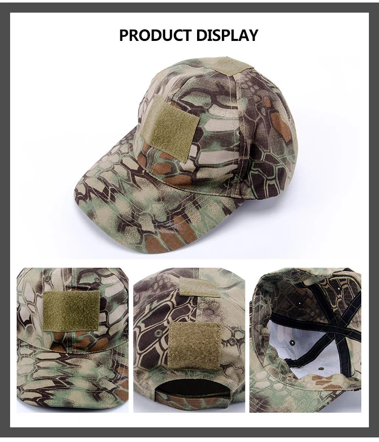 Military Style Baseball Cap for Outdoor Camping and Hiking