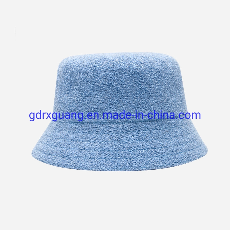 Wholesale Fashion Embroidery Custom Terry Towel Cloth Bucket Hat