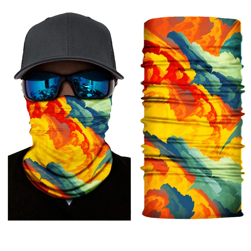 Ski Hood Mask Seamless Scarf and Magic Bandana Riding Gear Outdoor Bandana