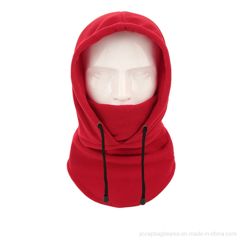 High Quality Plain Color Winter Warm Fleece Headgear Balaclava