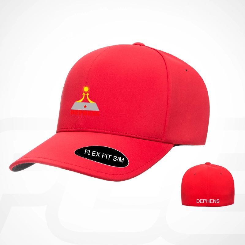 Wholesale Custom Logo High Quality 6 Panel Quick Dry Fit Dad Gorras Flex Fit Baseball Hat Closed Back Sport Laser Cut Hole Seamless Fitted Running Cap