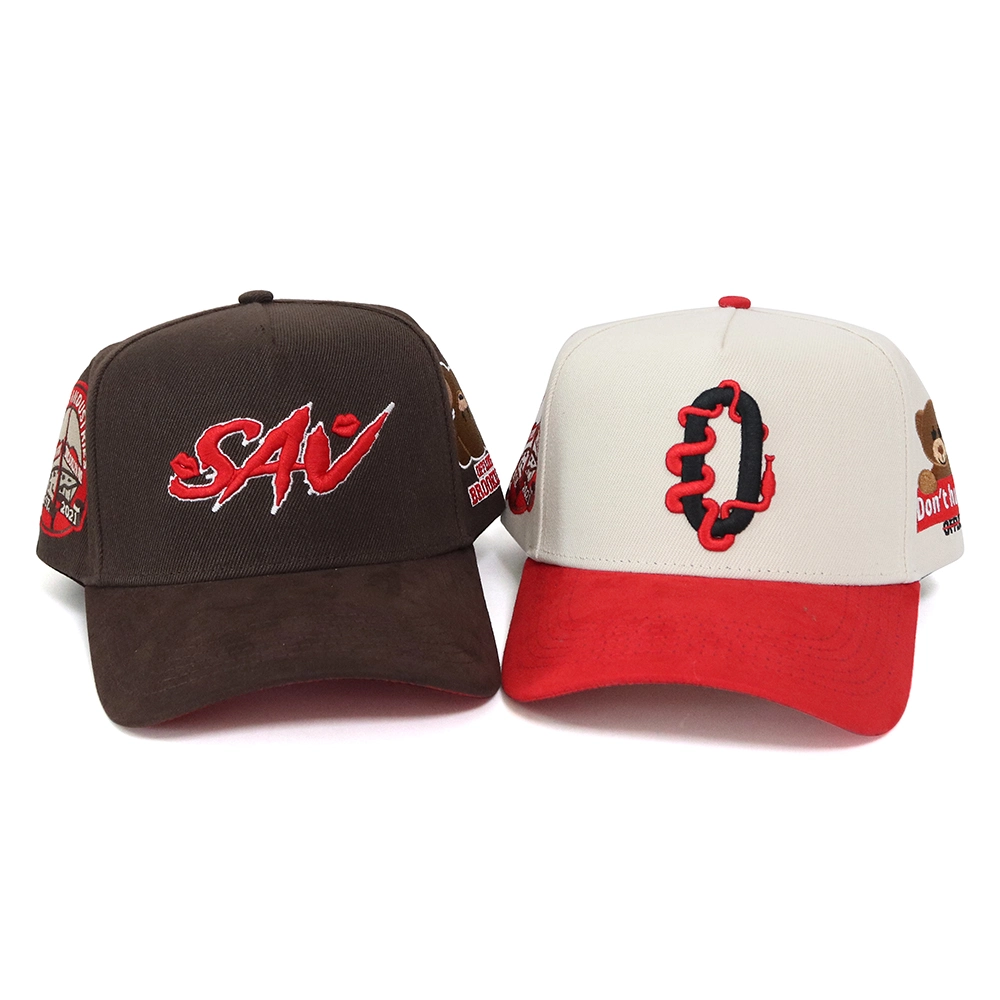 The Factory Sells Fashionable Casual Baseball Caps Made of 100% Cotton with Three-Dimensional Embroidery