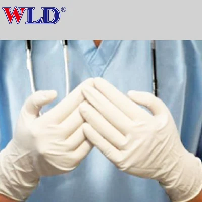 Quirúrgica desechable látex guantes estériles