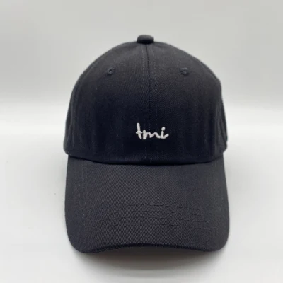 Comercio al por mayor de la moda Unisex normal exterior ajustable pesado bordado de algodón Snapback Hat Papá Sport Gorra de béisbol