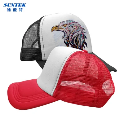  Personalizado Sublimation Trucker Hats Plain Blank Foam Trucker Hats transpirable Sombrero Trucker Hats con logotipo de impresión de pantalla