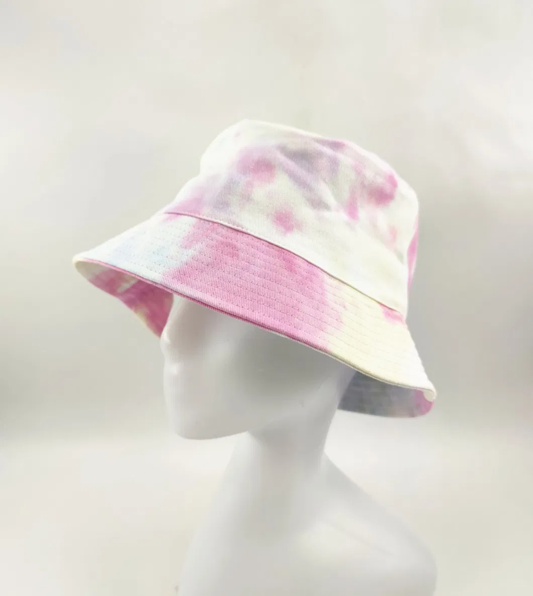 100% Cotton Twill Fabric Tie Dye Style Bucket Hat