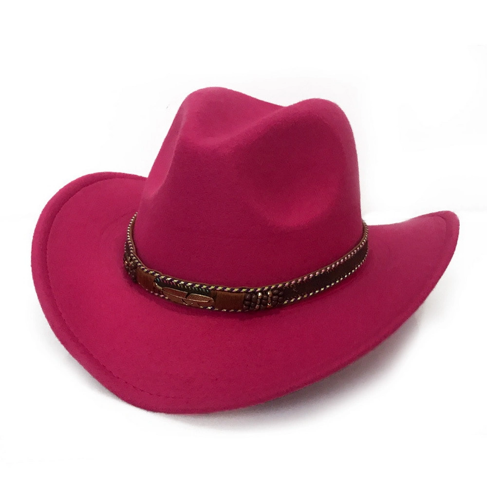 Wholesale Hot Sale American Style Cowboy Hat Custom Men Felt Cowboy Hats