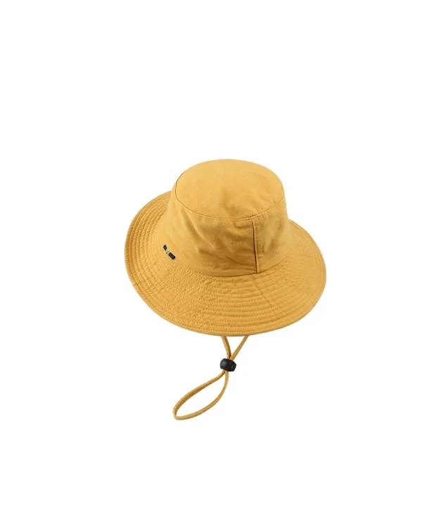 Manufacturer Custom Spring Summer Large Brim Sun Protection Climbing Hat Windproof Rope Bucket Hat Fisherman Hat