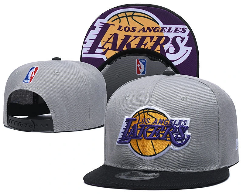 Wholesale Los Angeles Lakers Official Team Embroidery Basketball Snapback Baseball Cap Hat