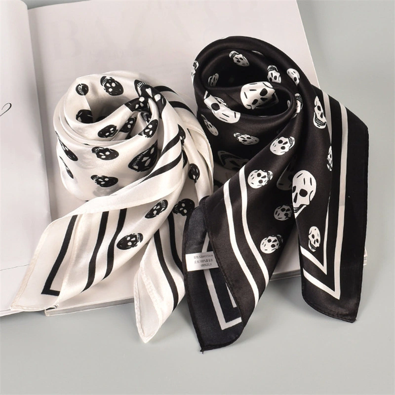 Factory Price Good Quality Skull Prints Autumn Girl&prime;s Scarf