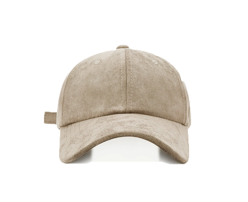 Custom Suede 6 Panel Baseball Cap Plain Sport Cap Fashion Blank Cap/Hats Caps