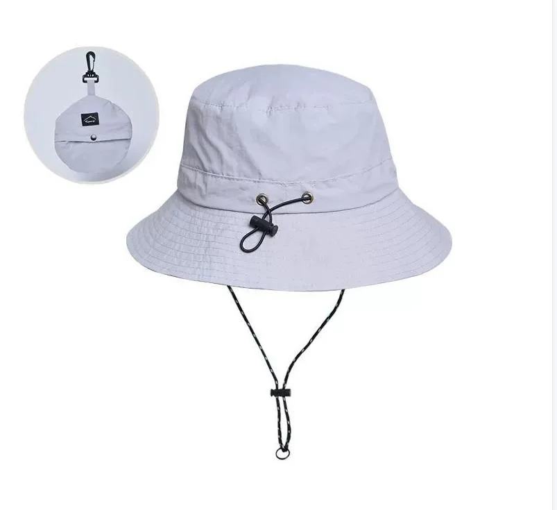 New Summer Waterproof Fisherman&prime; S Hat Men&prime; S Outdoor Fishing Mountaineering Hat Folding Storage Visor Sunscreen Quick Drying Fisherman&prime; S Hat