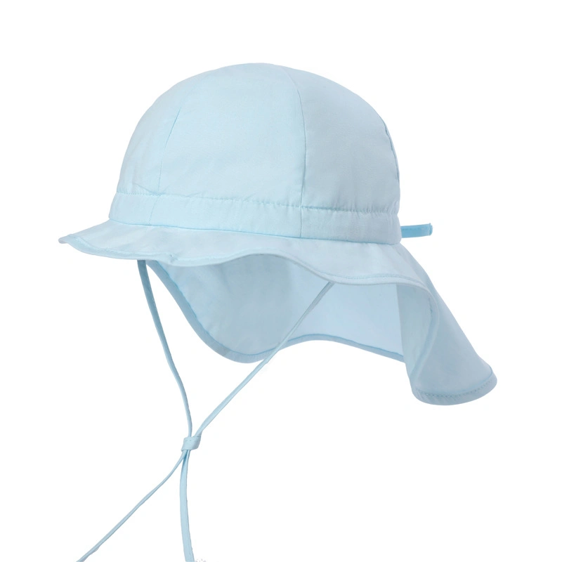 Quick Drying Children&prime;s Fisherman Sunblock Visor Baby Neck Shawl Cape Sun Protection Baseball Cap Bucket Hat