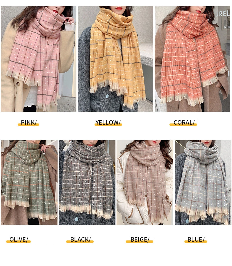 2024 Winter New Arrive Luxury Designer Brand Ladies Orange Scarves Shawl Soft Confortable Lady Long Scarf for Women