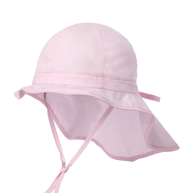 Quick Drying Children&prime;s Fisherman Sunblock Visor Baby Neck Shawl Cape Sun Protection Baseball Cap Bucket Hat