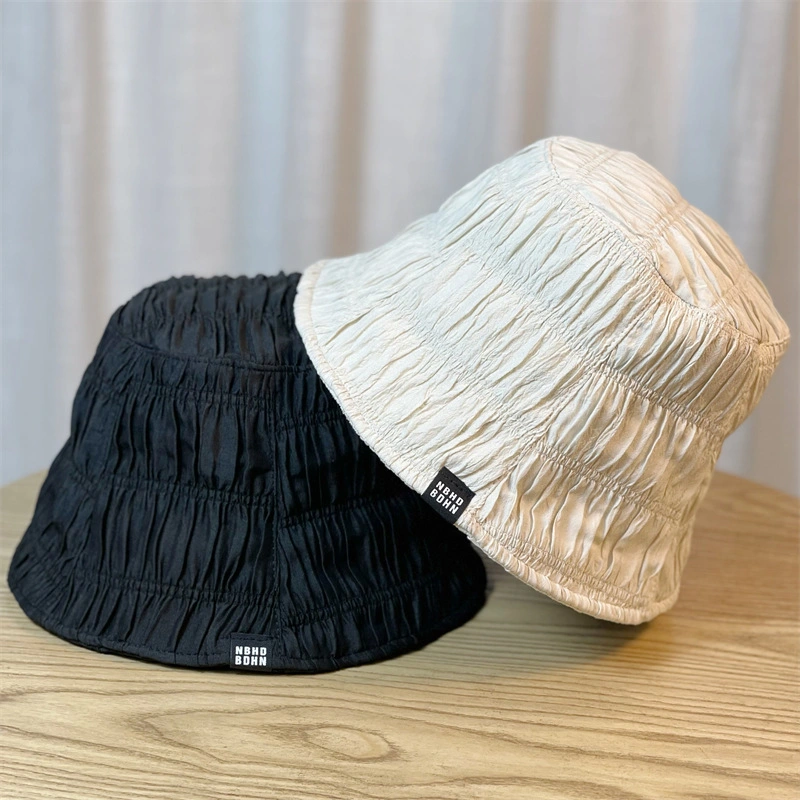 Cheaper Designer Customized Lady Knitted Fisherman Female New Fashion Autumn Winter Warm Basic Knitting Travel Sports Hats Pleated Bucket Hat