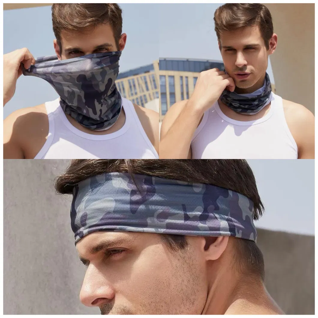 Modern Style Man Magic Head Neck Warmer Multifunctional Women Flower Bandana