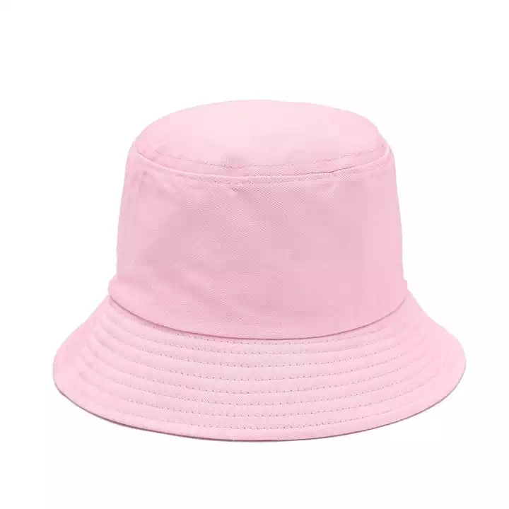 High Quality Cotton Fisherman Hat Solid Color Kids Adult Summer Beach Sun Visor Caps Bulk Unisex Blank Plain Bucket Hats