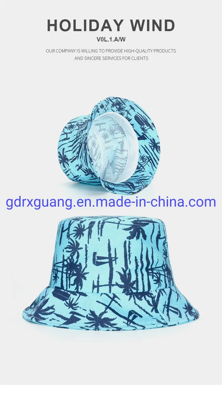 Custom Tie Dye Printed Bucket Hat for Men Women