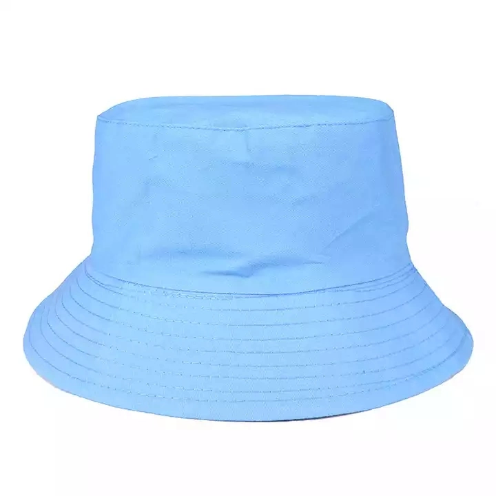 High Quality Cotton Fisherman Hat Solid Color Kids Adult Summer Beach Sun Visor Caps Bulk Unisex Blank Plain Bucket Hats