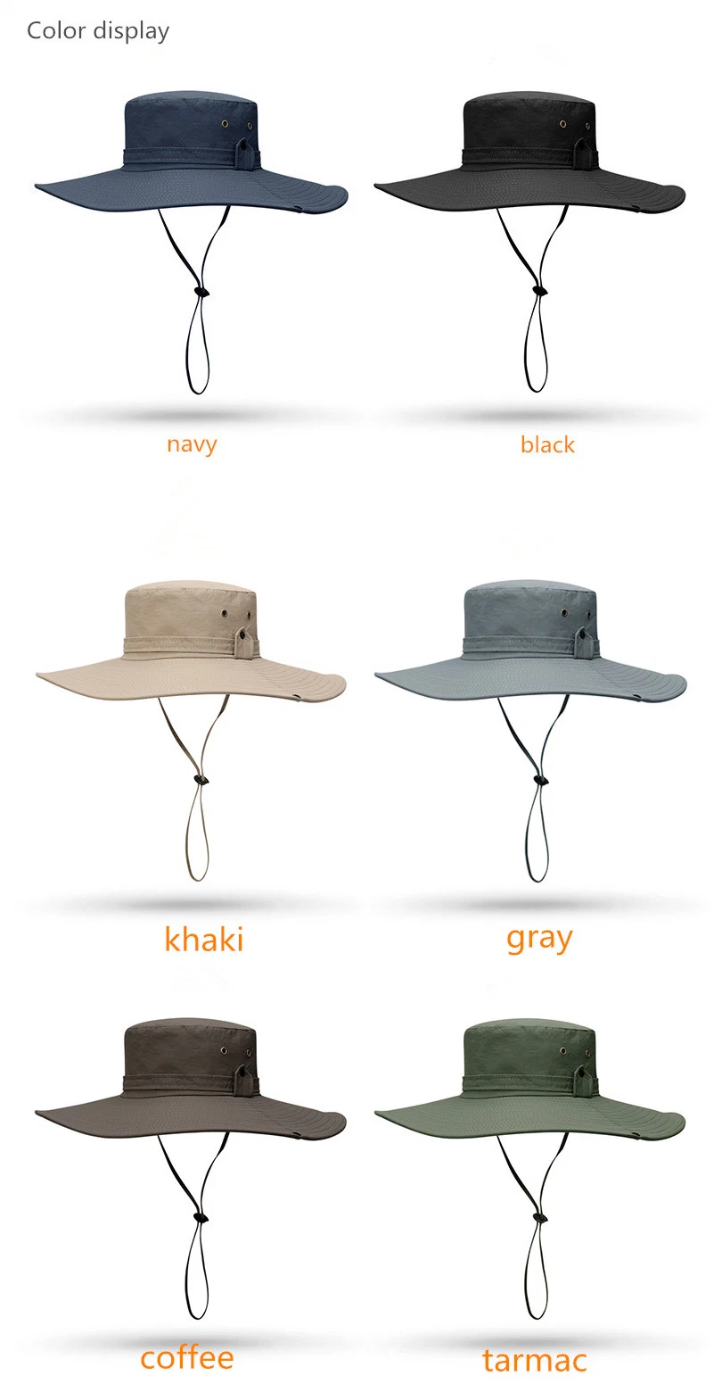 Outdoor Broad-Brimmed Sun Hat Tie-Dye Printed Fisherman&prime;s Bucket Hat