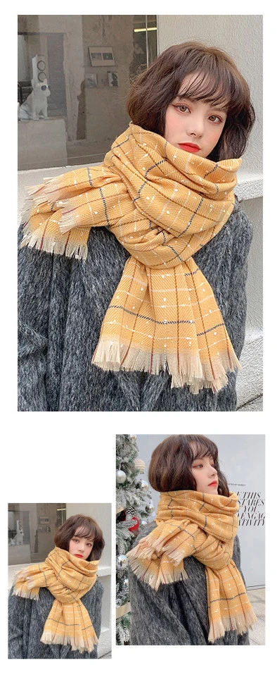 2024 Winter New Arrive Luxury Designer Brand Ladies Orange Scarves Shawl Soft Confortable Lady Long Scarf for Women