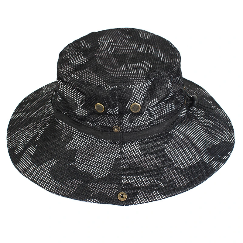 Recommend Waterproof Wide Brim Camouflage Fisherman Foldable Hat Sun Visor Hat