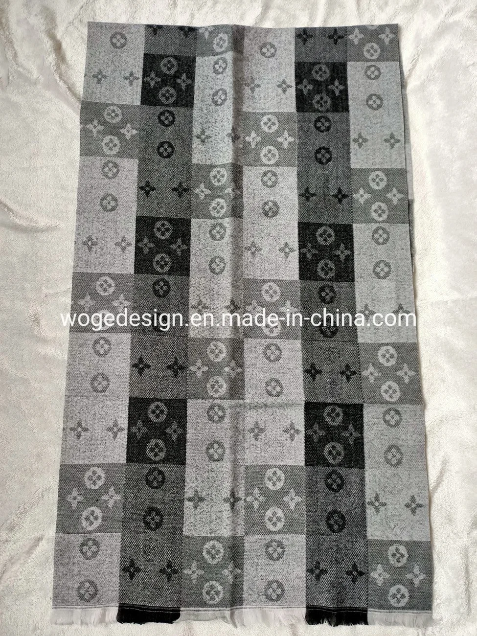 New Designer Factory Shawls Unisex Women Man Jacquard Acrylic Visccose Cashmere Winter Scarves