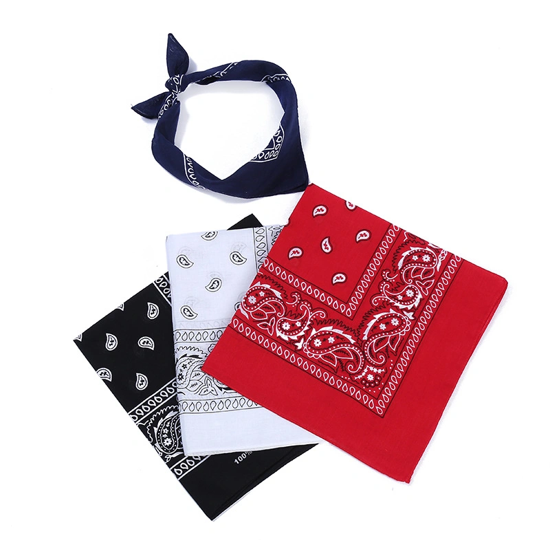 Wholesale Custom Printed 100% Cotton Sport Headwear Bandana Scarf&#160;