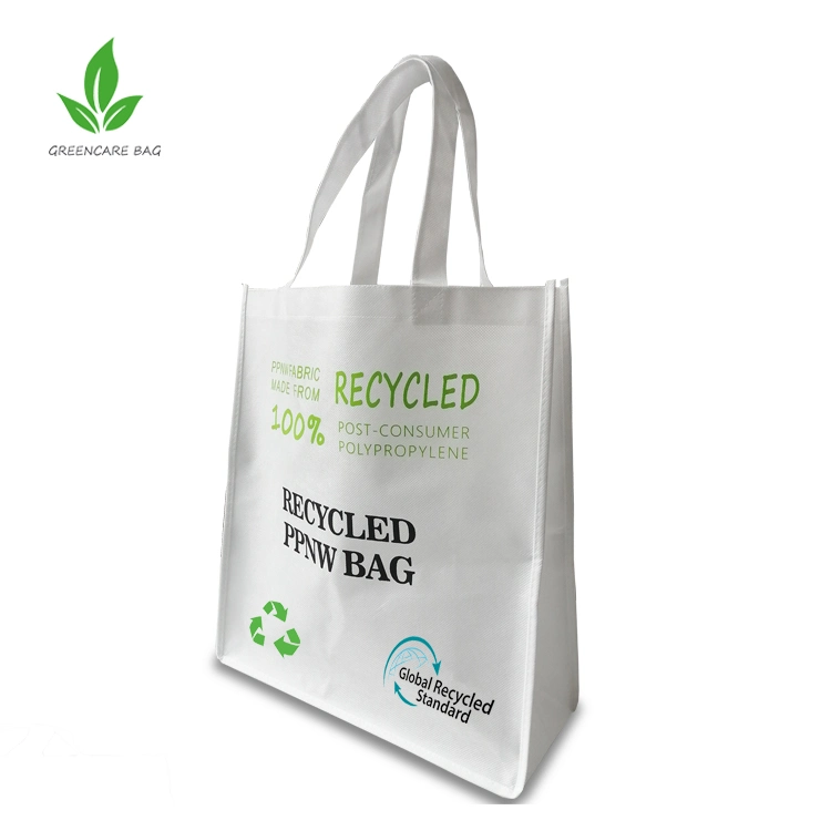 Wholsale Custom Hot Sale 100% Recycled Eco-Friendly PP Non Woven Shopping Tote Bags