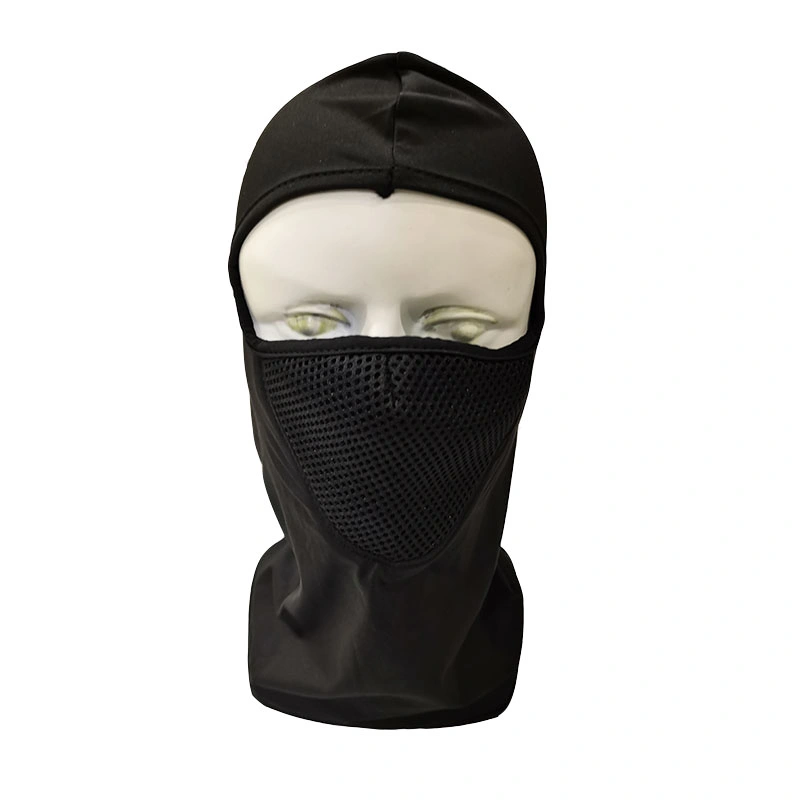 Elastic Balaclava Breathable Outdoor Use Face Scarf Black Bandanas