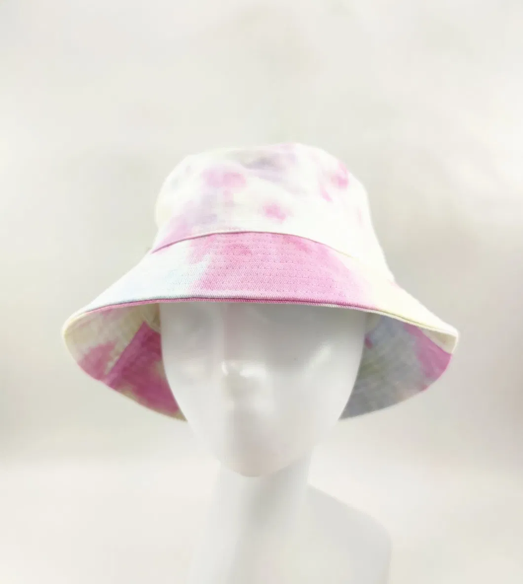 100% Cotton Twill Fabric Tie Dye Style Bucket Hat