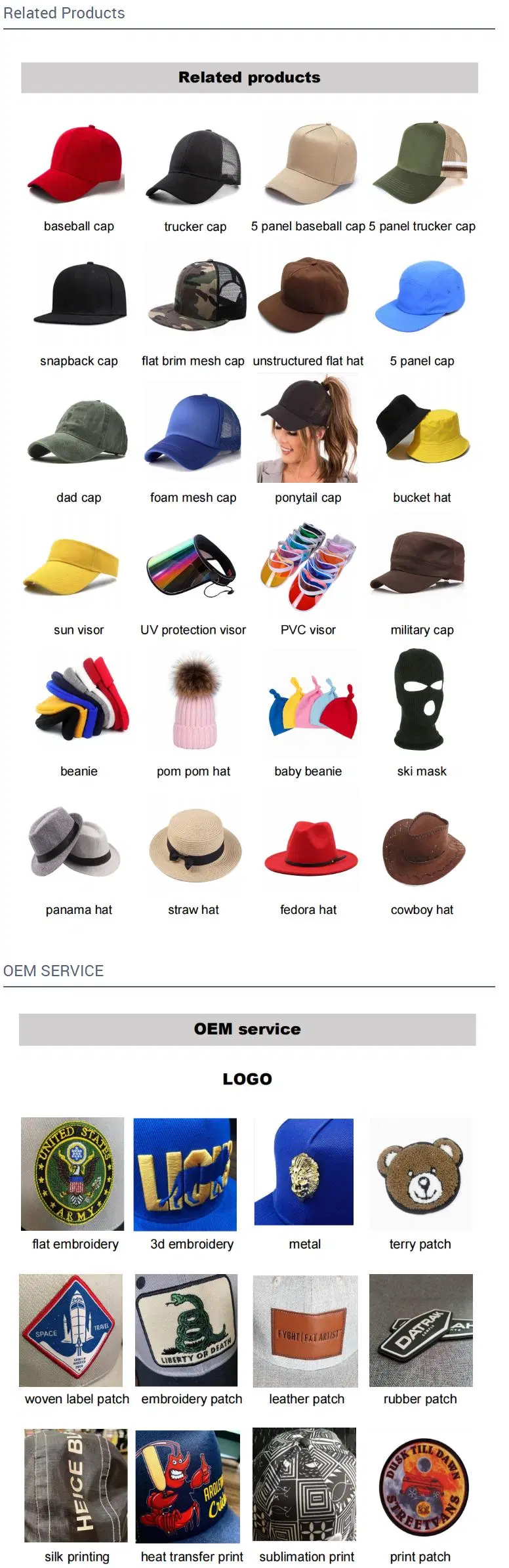 Customized Polyester Unisex Men Women Outdoor Printed Logo Binding Hook and Loop Closure Sports Visor Cap Hat