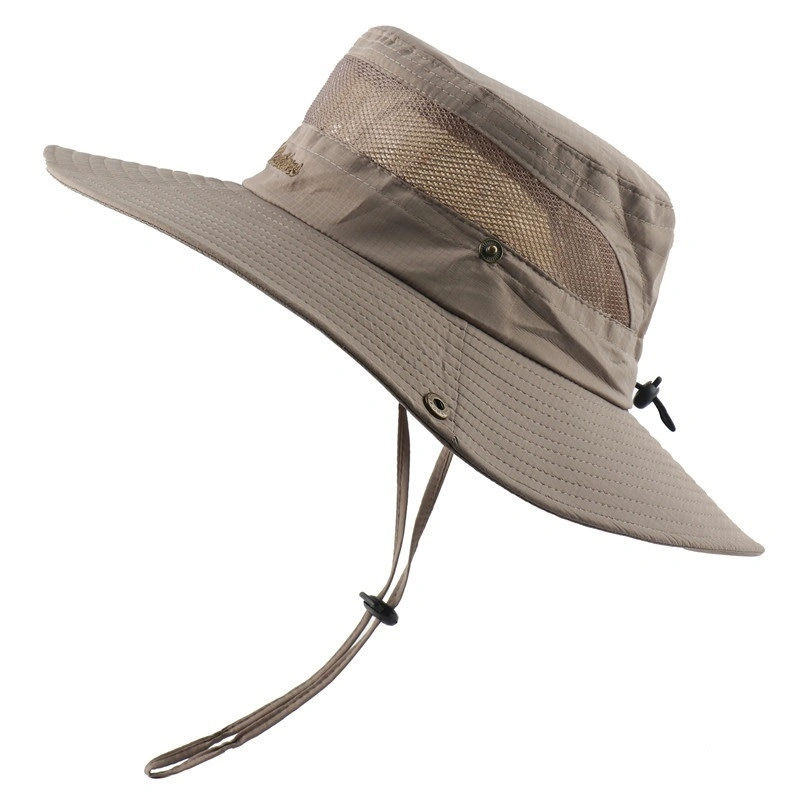 Fishing Hat Summer Sun Wide Brim Bucket Protection Cap Waterproof Breathable Wbb16154