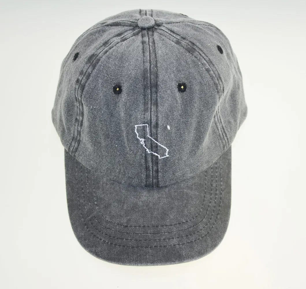 Distressed Blank Cotton Washed Adult Trucker Baseball Cap