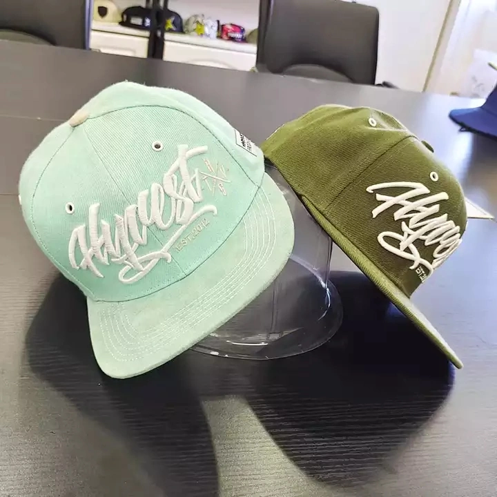 100% Acrylic Custom 3D Embroidered Snapback Hats Caps with Your Design