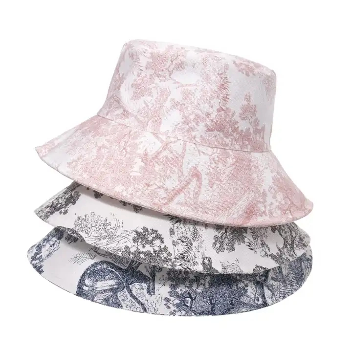 Tie Dye Bucket Hat Outdoor Fisherman Hat Double-Sided Wearing Designed Bucket Hat