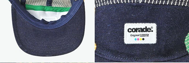 Custom Embroidered Logo Multi Camp Cap Casual Adjustable 5 Panel Flat Brim Camp Hat