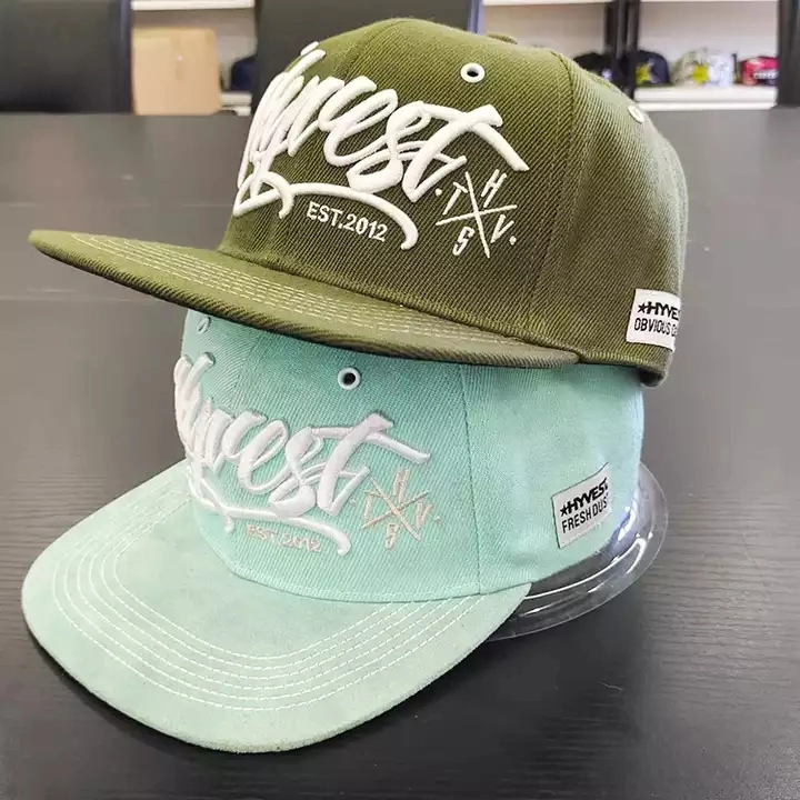 100% Acrylic Custom 3D Embroidered Snapback Hats Caps with Your Design