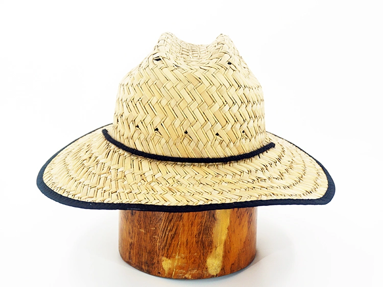 2022 Factory Supply OEM Summer Sunshade Natural Lifeguard Custom Logo Straw Hats