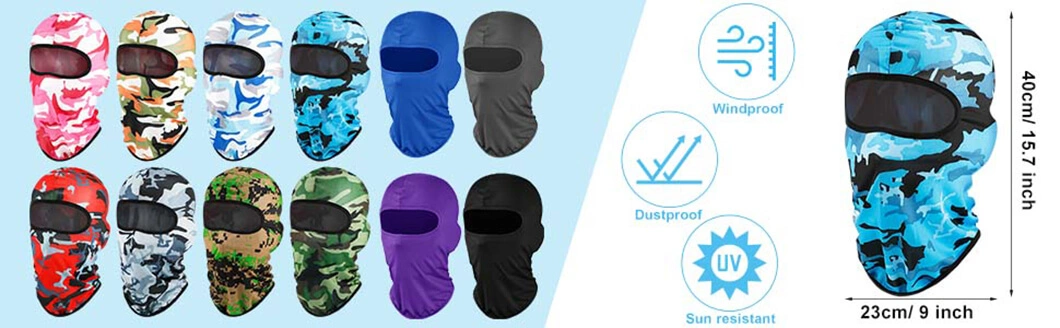 New Custom Ski 1 Hole Winter Cap Beanie Hat Balaclava Custom Bandana Protective Face Mask