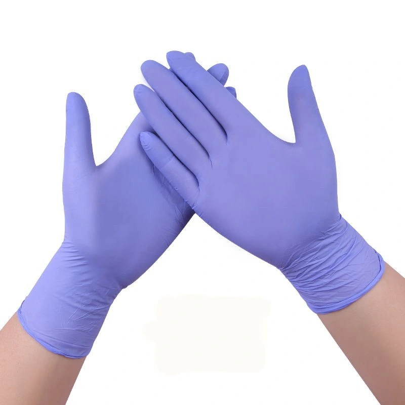 Nitrile Glove Manufacturer Wholesale Black Powder Free Nitrile Disposable Gloves