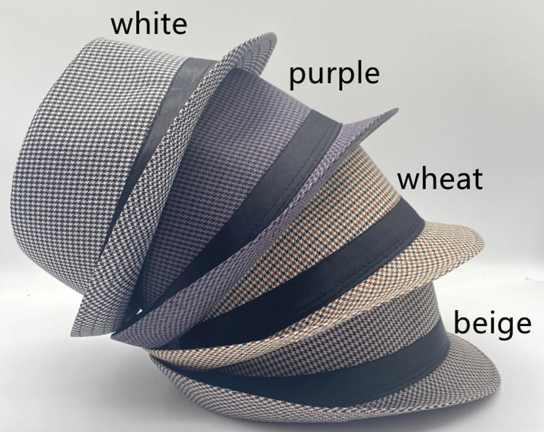 Wholesale Winter and Autumn New Wide Brim Fashion Jazz Cap Panama Vintage Felt Fedora Wool Wide Fedora Hats